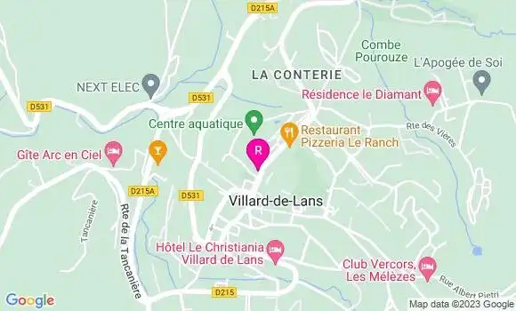 Localisation Restaurant  Le Fairway