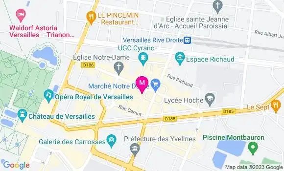 Localisation Restaurant  Le V