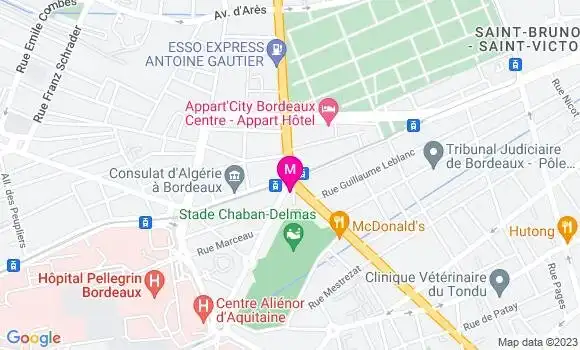 Localisation Brasserie Le Rond Point