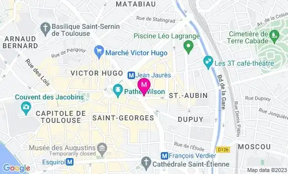 Localisation Café Les Thermes