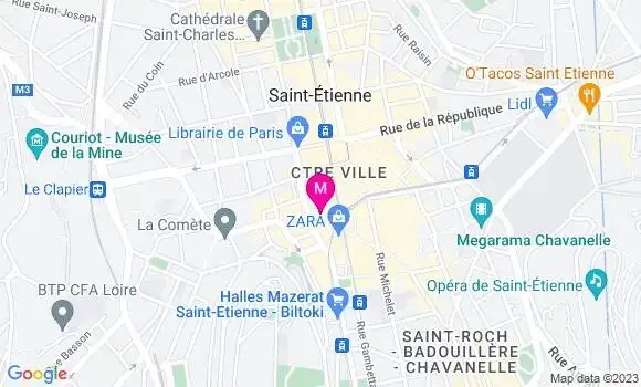 Localisation Restaurant  La Table du 10