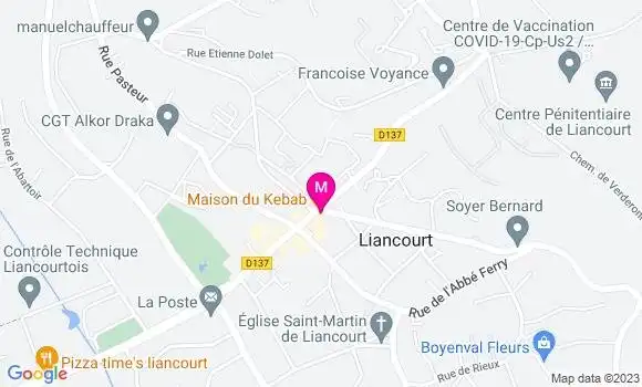 Localisation La Maison uu Kebab