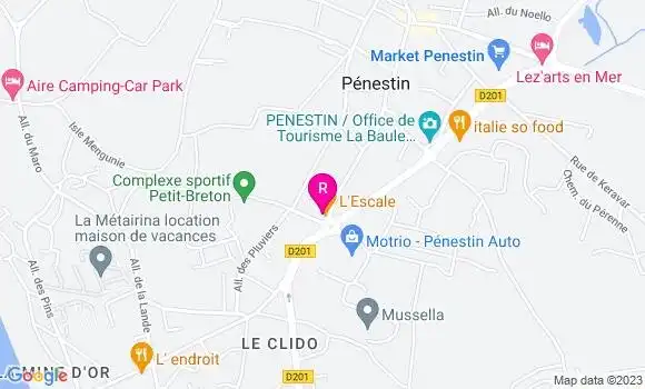 Localisation Restaurant  L