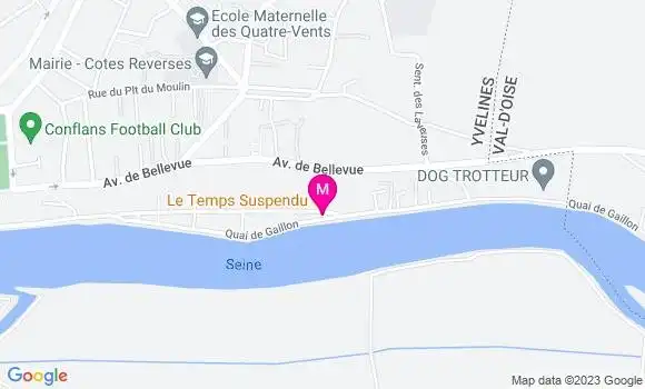 Localisation Restaurant  Le Temps Suspendu