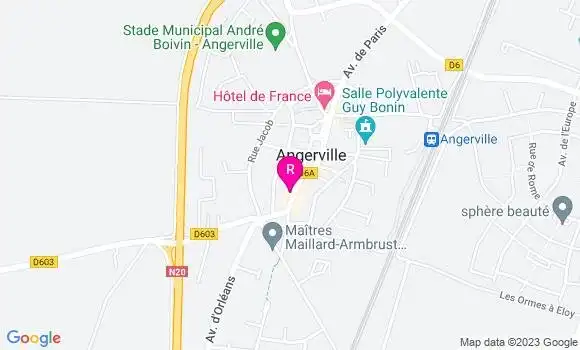 Localisation Restaurant Italien Saint Valentin