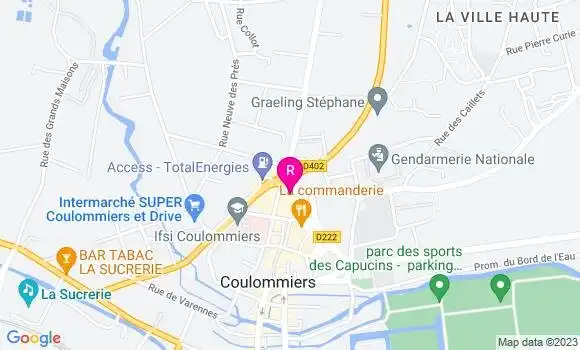 Localisation Restaurant Bar La Marquise