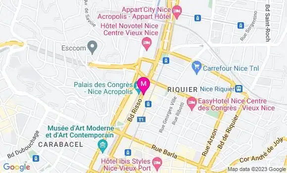 Localisation Lou Bistrot Nissart