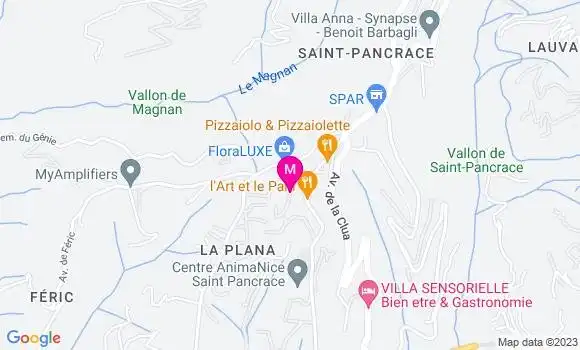 Localisation Restaurant  Lou Cigalusa