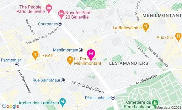 Localisation Le Bistrot du Village