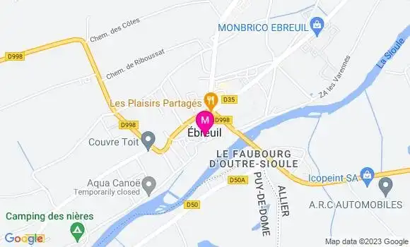 Localisation Pizzeria Le 308