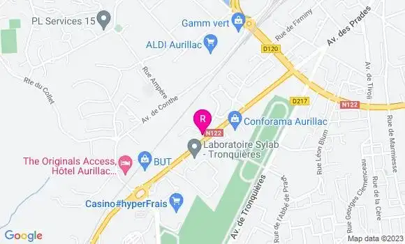 Localisation Restaurant  L