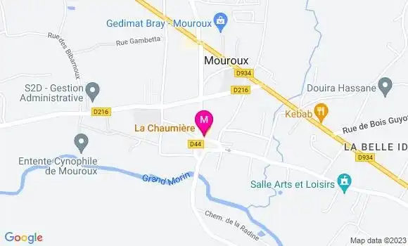Localisation Restaurant  La Chaumière