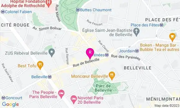 Localisation Restaurant  A Trianon