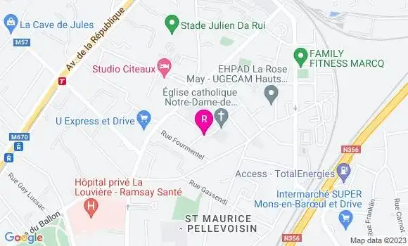 Localisation Restaurant Bar L