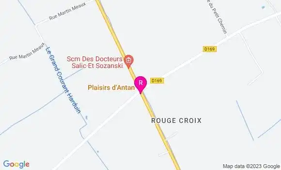 Localisation Restaurant  Plaisirs d