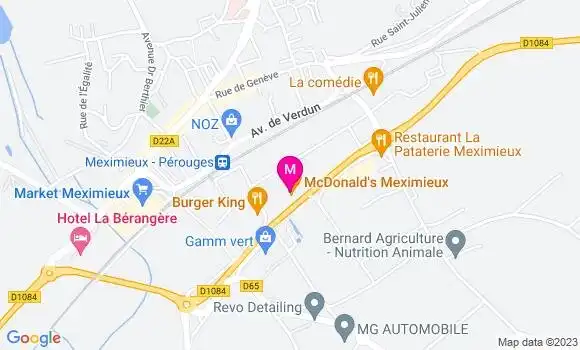 Localisation Restaurant Asiatique Royal