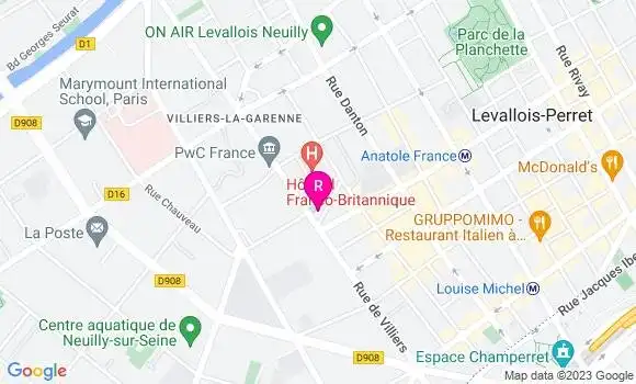 Localisation Restaurant  La Cerisaie