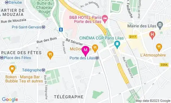 Localisation Restaurant Grill Le Rigoletto
