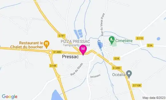 Localisation Restaurant  Pizza