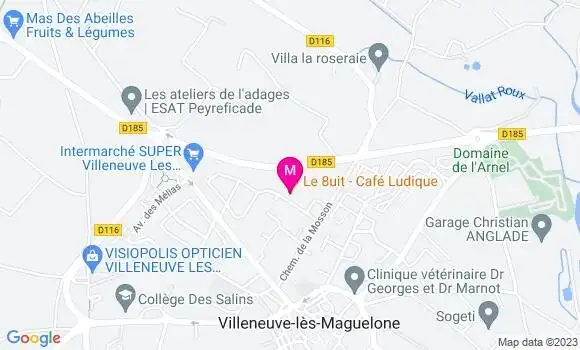 Localisation Café Le 8uit