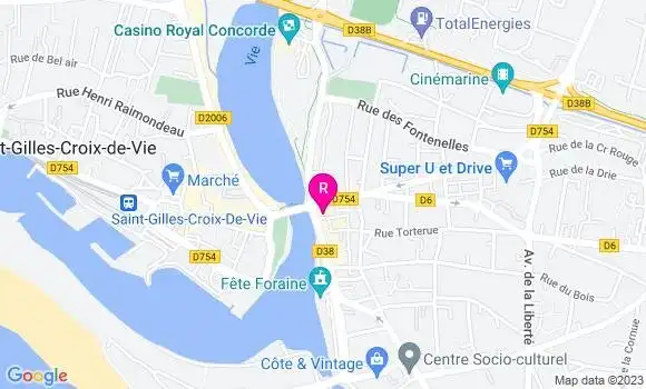 Localisation Restaurant  Les Voyageurs
