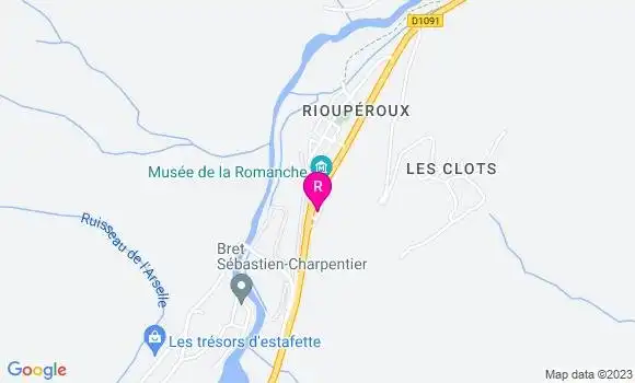 Localisation Restaurant  Le Taillefer