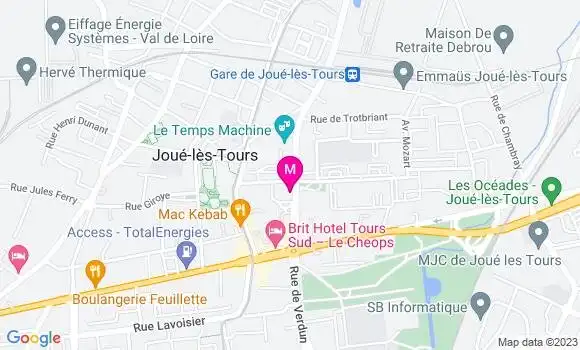 Localisation Restaurant  Le Victor Hugo