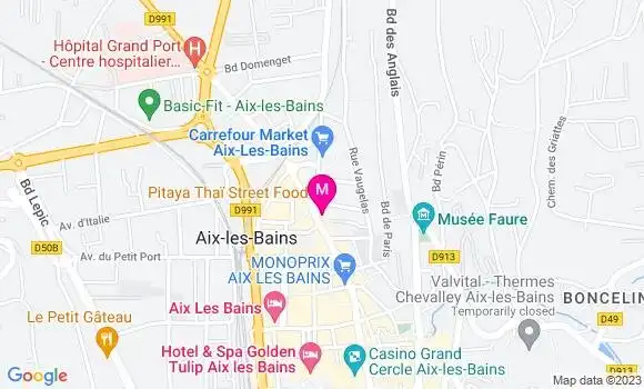 Localisation Brasserie Le 4 21