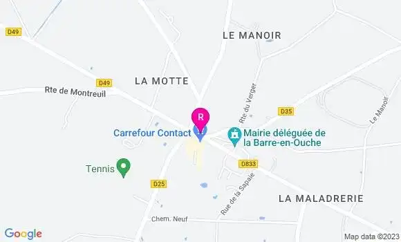 Localisation Pizzeria Le Montecristo