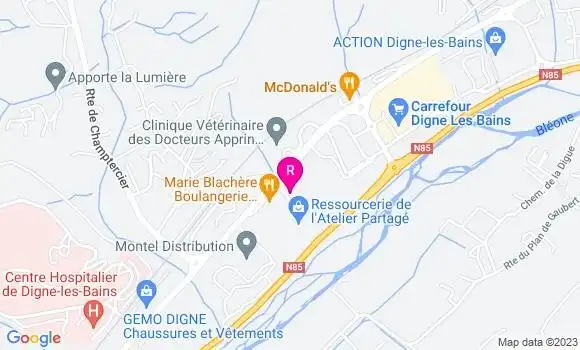 Localisation Restaurant  Le Soleil