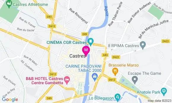 Localisation Restaurant  L