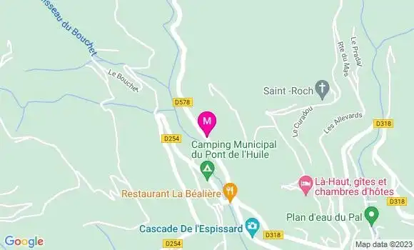 Localisation Restaurant  La Bealiere