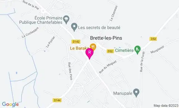 Localisation Restaurant  O