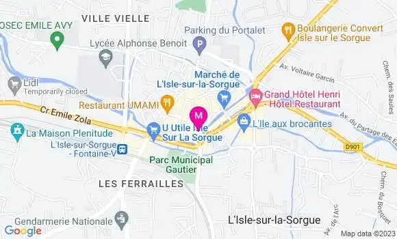 Localisation Restaurant  Au Chineur