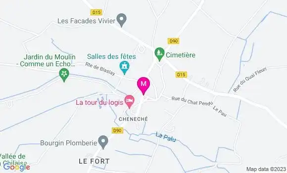 Localisation Restaurant Grill Les 7 Tours