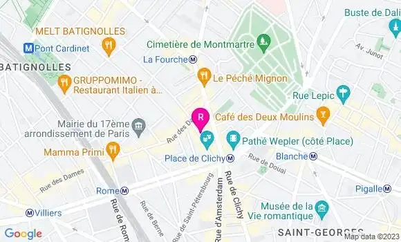 Localisation Restaurant  Chez Poupette