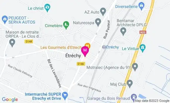 Localisation Restaurant  Le Strep