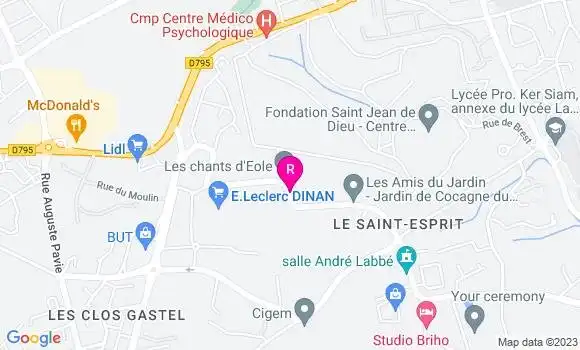 Localisation Pizzeria Au Comptoir Italien