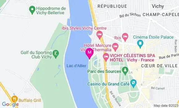 Localisation Restaurant  Le Bungalow