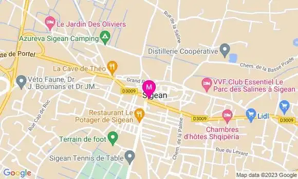 Localisation Restaurant  Chez Cassou