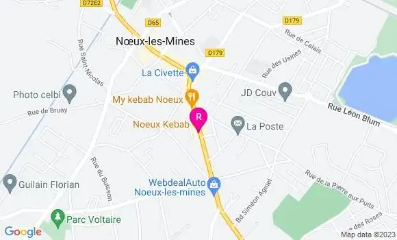 Localisation Noeux Kebab