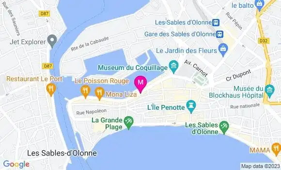 Localisation Restaurant  La Cuisine de Bertrand