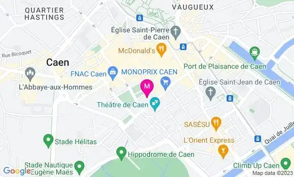 Localisation Restaurant Grill Le Caen Grill