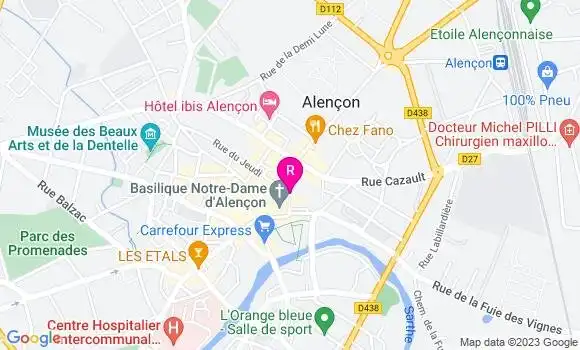 Localisation Brasserie La Magdeleine
