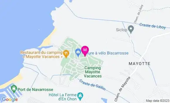 Localisation Restaurant du Camping Mayotte