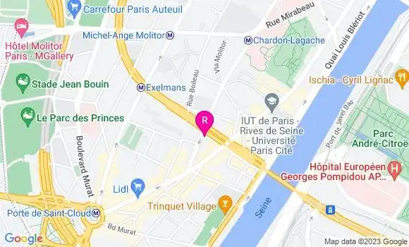 Localisation Restaurant  Au Relais Chardon