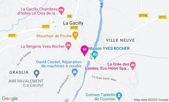 Localisation Restaurant  Au Bout du Pont