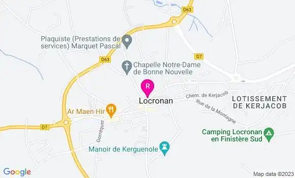 Localisation Crêperie Les 3 Fées
