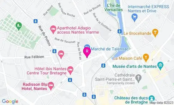 Localisation Bistrot La Café Marmaille