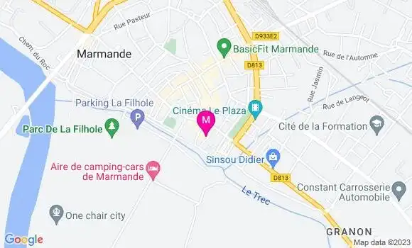 Localisation Restaurant  La Grange